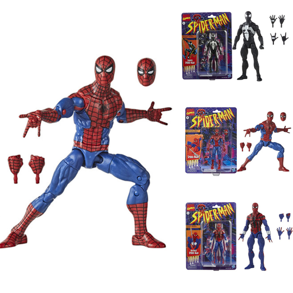 Venom Spider-Man Actionfigur i Ask Marvel Legends Retro Series A