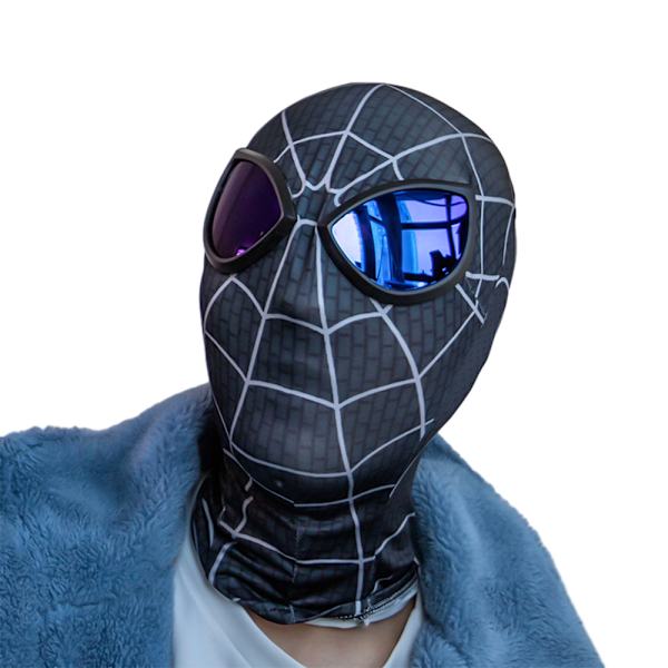 Hämähäkkinaamio Stealth Huppu Naamio Silmälasit Stealth Puku Hieno C