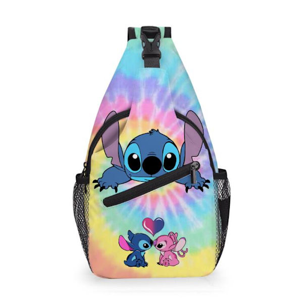 Skuldertaske Børn Stitch Crossbody Sling Rygsæk Rejse Vandreture Brysttaske Punge Gaver #4