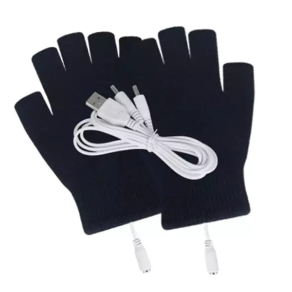 Elektriska uppvärmda handskar USB uppladdningsbar isolerad varm thermal