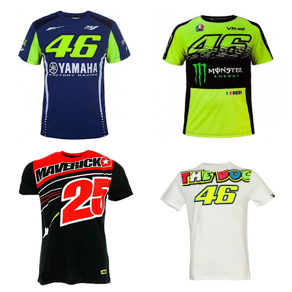 VR46 Motocross Tröja Herr Kortärmad Motocross Skjorta Herr Mountain Dirt Bike Tröja Ridning Racing Kläder Toppar #4 S