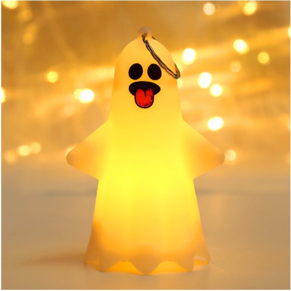 Halloween Spøgelseslys LED Natlampe Dekorationsrekvisitter Gave A