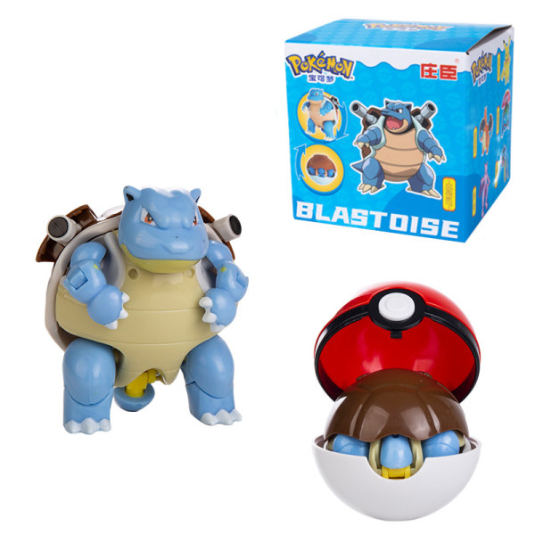 Mewtwo Toy Set Pikachu Charmander Lunala Scroll Action Figure Barnleksaker qd best Blastoise+Pokeball