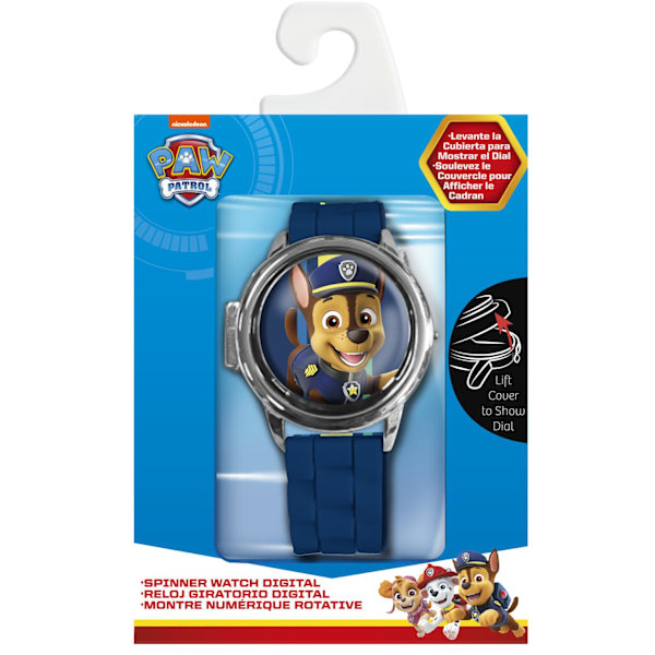 Barnklocka paw patrol digital armbandsklocka roterande front qd bäst