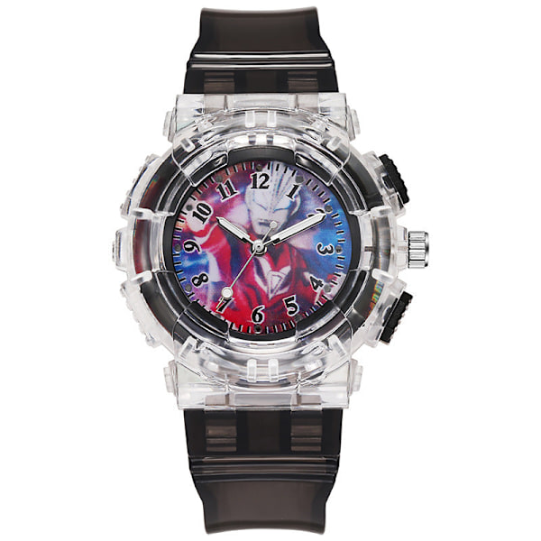 Barnklocka Watch Lysande Watch Elektronisk Watch LED watch qd Red Ultraman Tiga