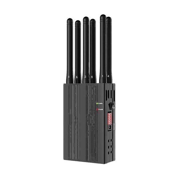 N6 2022 Bärbar Wifi Gps Uhf Vhf 6-kanals, 6 Antenner Detektor, Anti- Device, Wifi Lojack Detector E