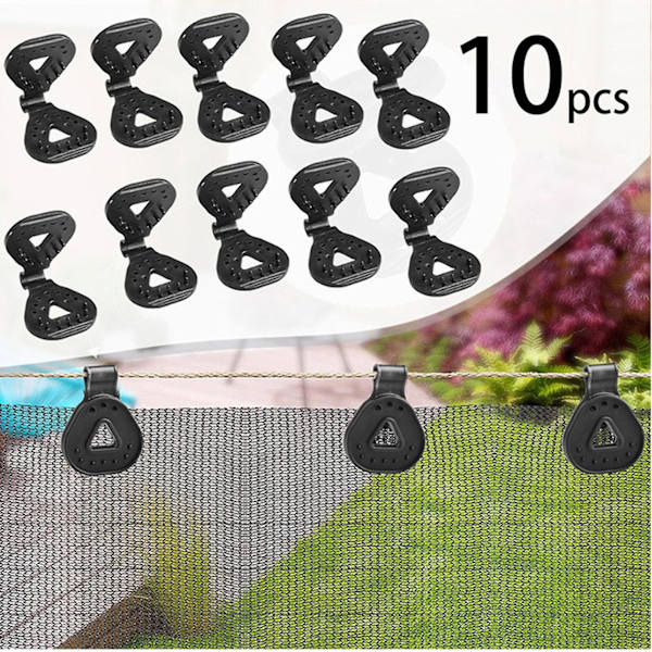 Utomhustält presenning Fästspänne Spårlöst och lättanvänt Tältfäste för campingtält Markiser Husvagnar qd best Curtain Buckle 1pcs