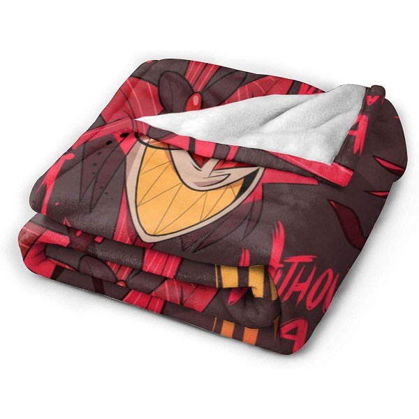 Angel Dust Hazbin Hotel Soft Mysig Lyx Flanell Anime Manga Collection Filt Luftkonditionering Filtar till bäddsoffa Soffa-f95 50x40in 125x100cm