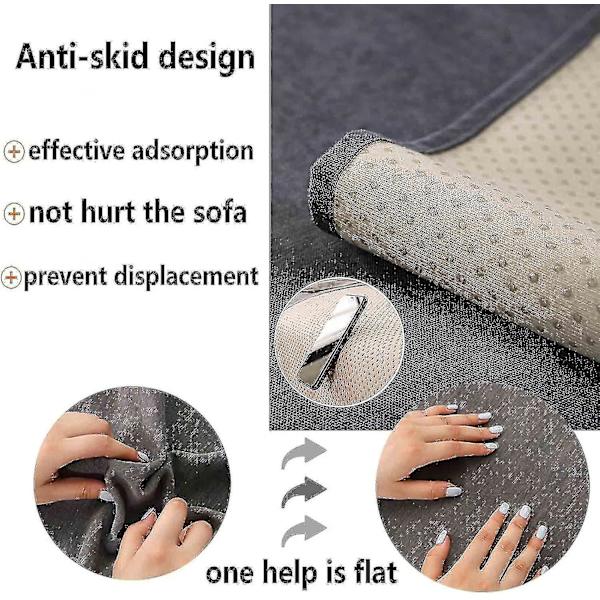 Halkfri Vintage Soffa Skyddssoffa Skyddsfilt Grey 70x150cm