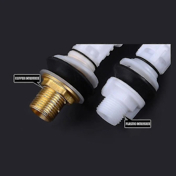 Justerbar toalettinloppventil spolventiler toalettcistern spolningsknappventil qd Plastic