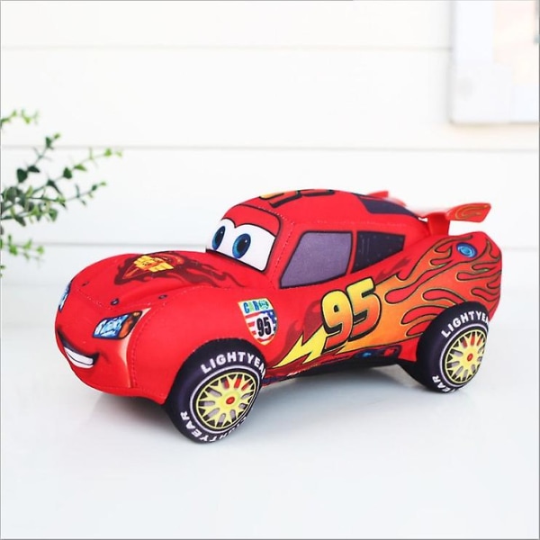 Cars Movie Character, Cars Lightning Mcqueen #95 Plyschleksaksbilmodell, perfekt jul- och födelsedagspresent för barn 35cm