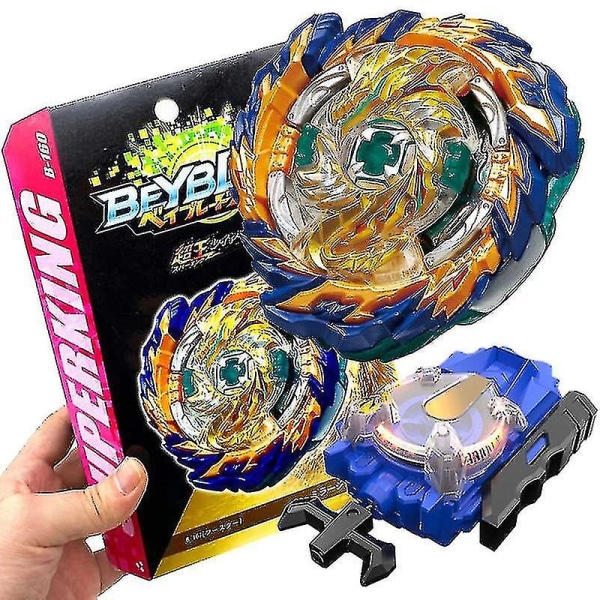 Box Set B-167 Mirage Fafnir Superking B167 Spinning Top med Spark Launcher Box Barnleksaker för barn L Spark String