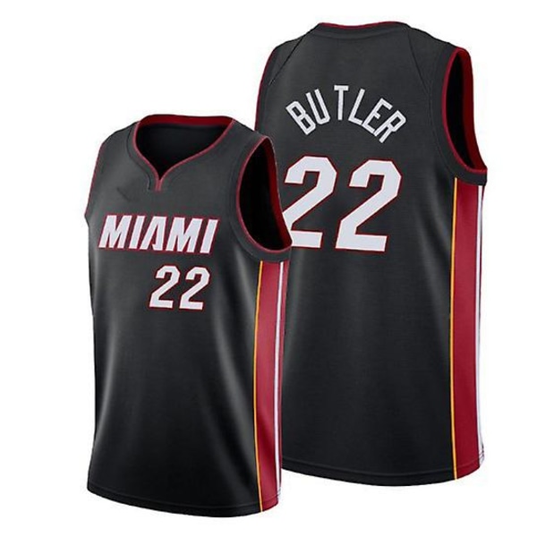 Ny säsong iami Heat Jimmy Butler No.22 Baskettröja XX qd bäst M