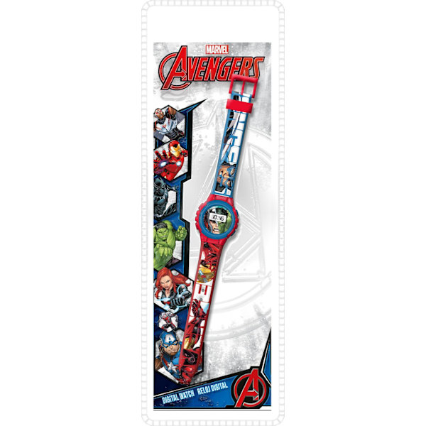 Barnklocka avengers digital armbandsklocka klocka iron man hulk qd bäst