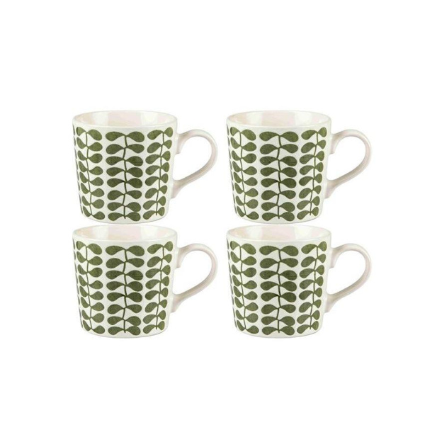 Mugg VEGETABLE 4-Pack Muggar - TINA Nordström 232006 qd bäst green