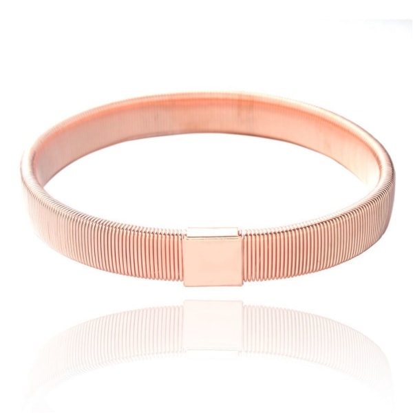 2st metallarmband Skjortärmhållare ROSE GULD 2ST qd bäst Rose gold 2pcs-2pcs