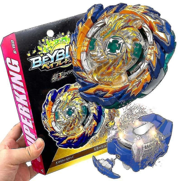 Box Set B-167 Mirage Fafnir Superking B167 Spinning Top med Spark Launcher Box Barnleksaker för barn L Spark String