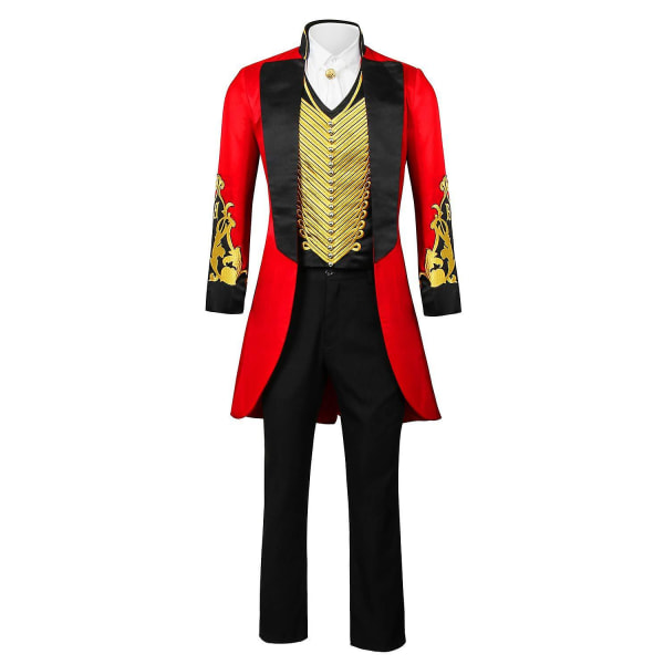 Vorallme Barnum, The King Of The Circus, I kostym för Halloween qd best red XXL