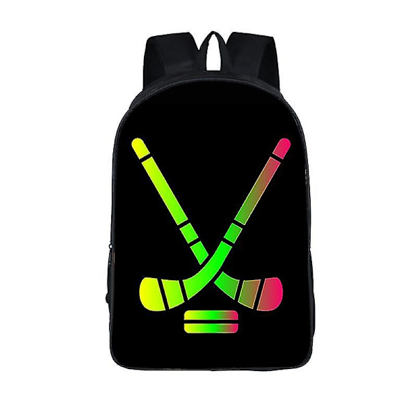 Ishockeyryggsäck Kvinnor Män Baseballspelare Bokväskor För Resor Barn Skolväska Laptop Ryggsäckar Barn Bokväskor Söt present 7