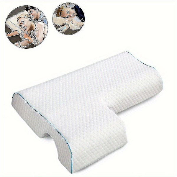 1st välvd kramkudde Med Slow Rebound Memory Foam För Par - Antitryckshandkudde För Left Arm