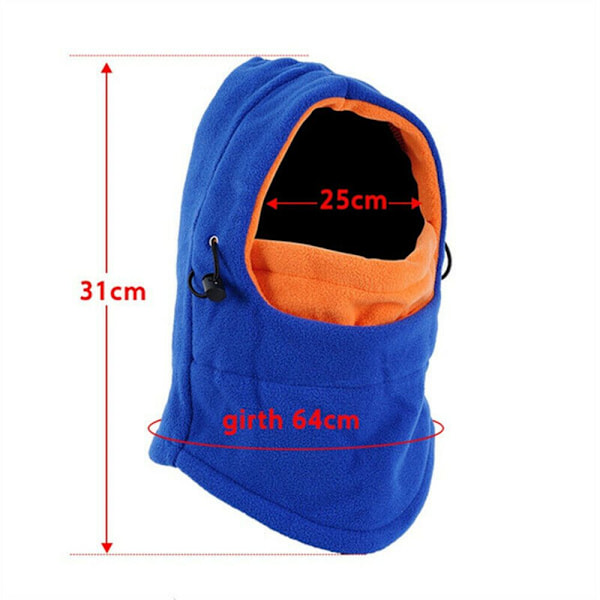 Barn Balaclava Mössa Skidmask Huva Vinter Full Face Halsvärmare Bekväm Fleece Termisk Pojkar Flickor qd