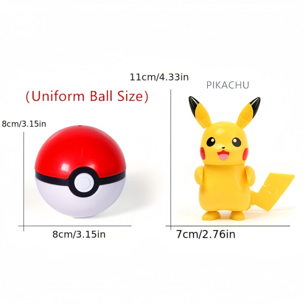 Mewtwo Toy Set Pikachu Charmander Lunala Scroll Action Figure Barnleksaker qd best Charizard + Poke Ball