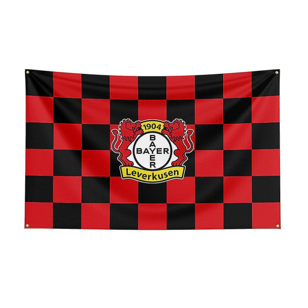 Born Pretty 3x5 Bayer 04 Leverkusen Flag Polyester printed Racing Sport Banner för dekoration C 120 x 180cm