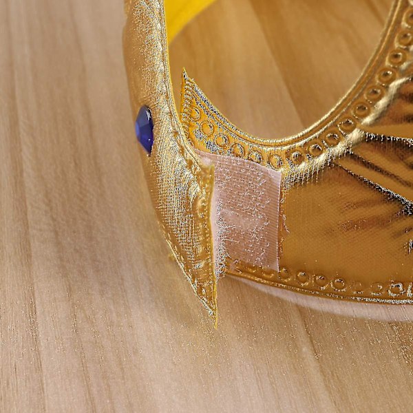 Kungliga kronor barnkalasfest hatt prinsessdiadem pannband kostymtillbehör festgåvor A (YJD) qd Gold