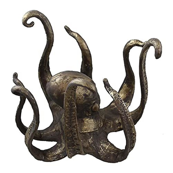 Bläckfisk Mugghållare Kaffe Mugg Hållare Resin Octopus Staty Ornament