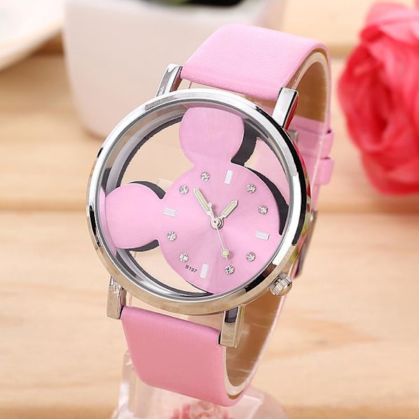 Barnklocka minnie mouse analog armbandklocka klocka qd bäst