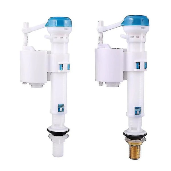 Justerbar toalettinloppventil spolventiler toalettcistern spolningsknappventil qd Plastic