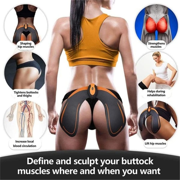 Cubicbee Butt Lifting Machine, Cubicbee Butt Lift Machine, Portable Hip Massager Trainer med 6 lägen för träning (rosa) Pink