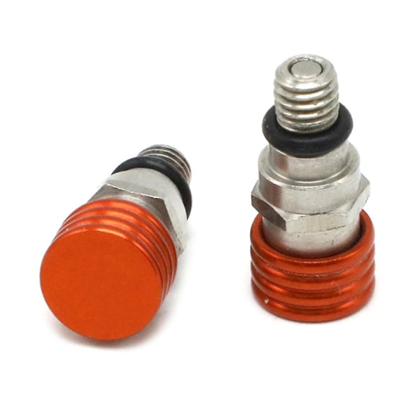 M5 X 0,8 Micro Bleeder Set med 2 Orange