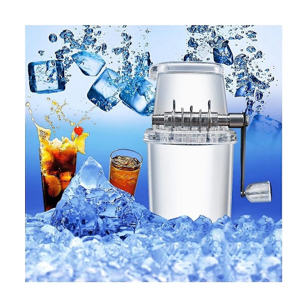 Ice Crusher 1,25l Ice grinder Dryckshackare, håller förnödenheter,