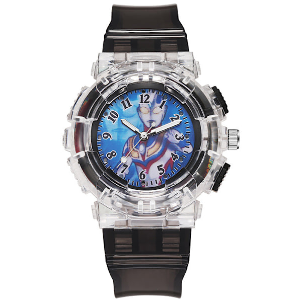 Barnklocka Watch Lysande Watch Elektronisk Watch LED watch qd Red Ultraman Tiga