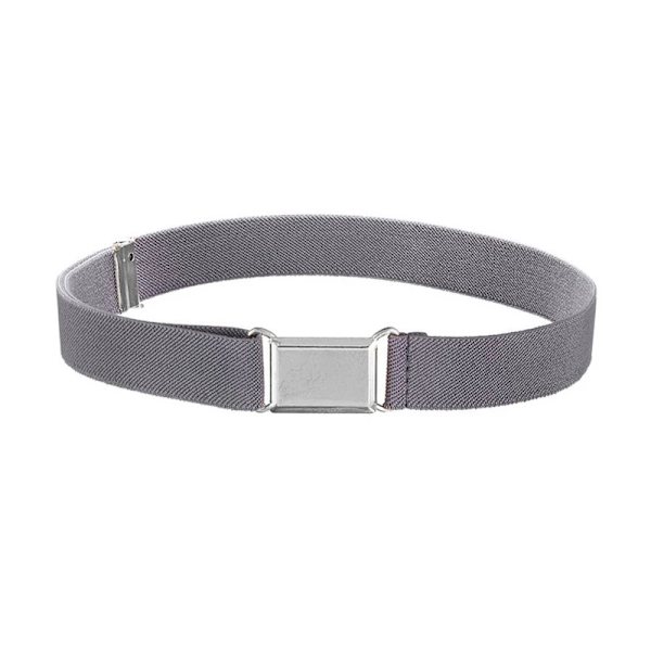 9 stilar toddler för pojkar, flickor, justerbart elastiskt bälte med spänne för barn Medium Gray qd Medium Gray 60cm