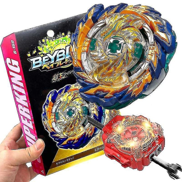 Box Set B-167 Mirage Fafnir Superking B167 Spinning Top med Spark Launcher Box Barnleksaker för barn L Spark String