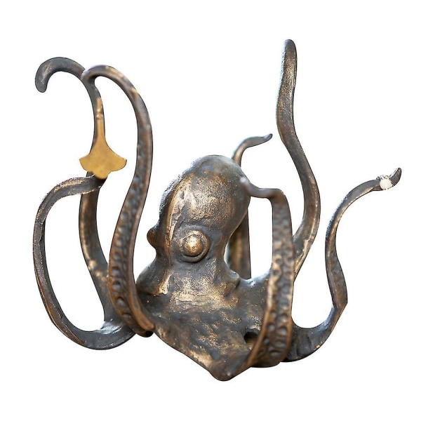 Bläckfisk Mugghållare Kaffe Mugg Hållare Resin Octopus Staty Ornament