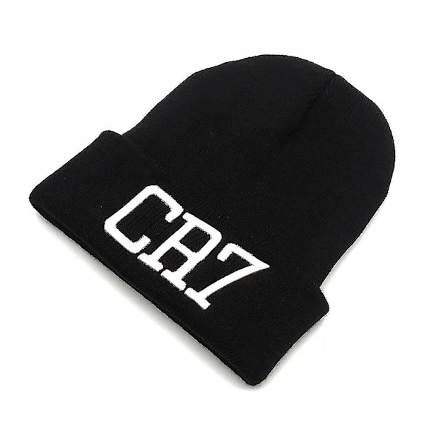 Cr7 Beanies Stickad cap Vinterkepsar Skullies Bonnet Cristiano Ronaldo Vintermössor För Herr Dam Mössa Utomhussport Varm Cap 2018 qd bäst black 2