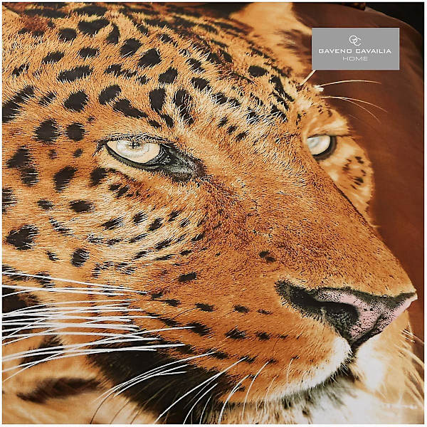 Cover, 3d-sängkläder påslakan, cover med örngott, Bull Dog, 3d Leopard Spots Double