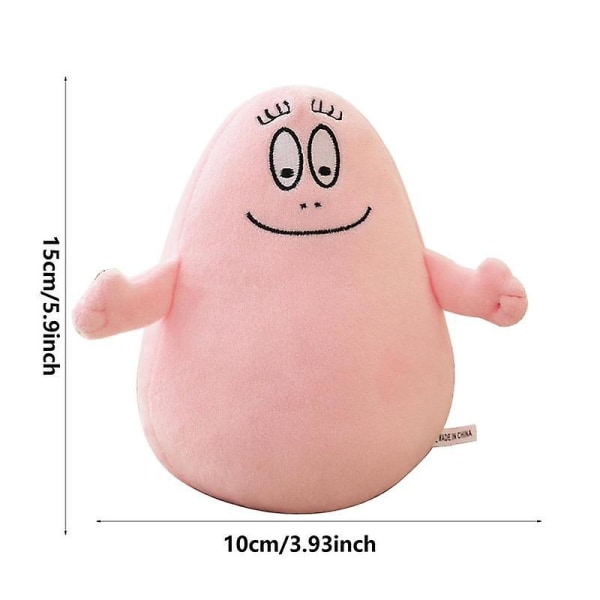 Barbapapa Plyschleksak Anime Barbapapa Docka Mjuka fyllda leksaker Kawaii Barbapapa Monster Doll Kudde Barn Födelsedag Julklapp qd bäst black