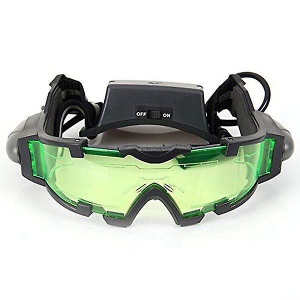 Night Vision Scope Med Flip-out Led Blå För Aktiviteter På Natten Speciellt För black  green