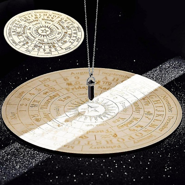 Trä Ouija-tavla polerad gradfri spådom Metafysisk anslagstavla för hem Qinhai qd best S