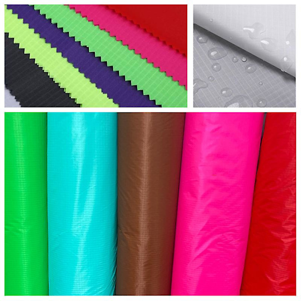 Gratis frakt Längd 100cm 40d Tyg Ripstop Nylon Fabrik Draketyg Till Tält Vattentätt Tyg Bläckfisk Drakar Fallskärm Gray