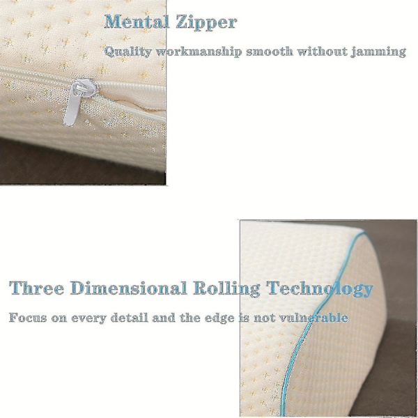 1st välvd kramkudde Med Slow Rebound Memory Foam För Par - Antitryckshandkudde För Right arm