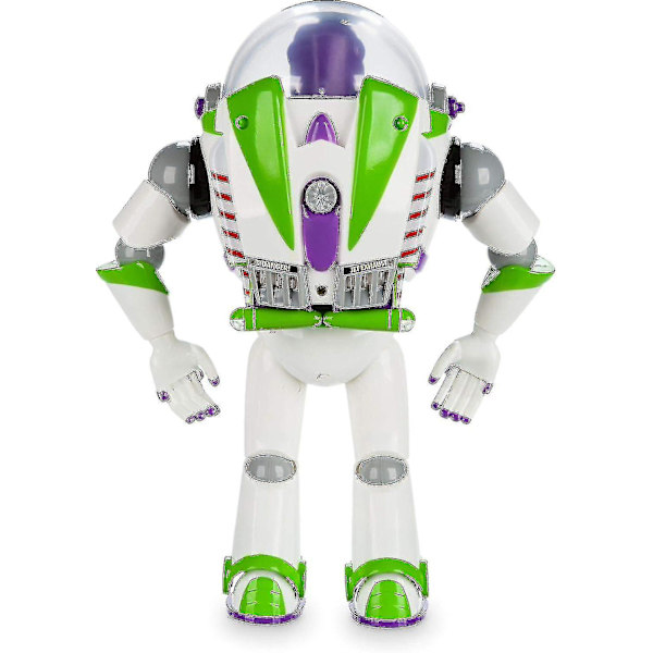 Store Buzz Lightyear Interactive Talking Action Figur från Toy Story, 11 tum, innehåller 10+ engelska fraser, interagerar med andra figurer och