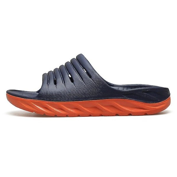 Hermode Sport Fritidssandaler för Män med Bekväm Plantar Fasciit Arch Support Blå EUR 47 Blue qd Blue EUR 47