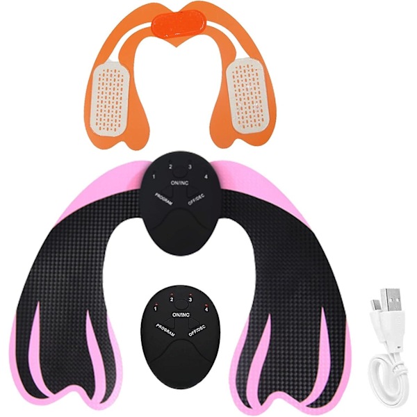 Cubicbee Butt Lifting Machine, Cubicbee Butt Lift Machine, Portable Hip Massager Trainer med 6 lägen för träning (rosa) Pink