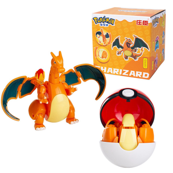 Mewtwo Toy Set Pikachu Charmander Lunala Scroll Action Figure Barnleksaker qd best Charizard + Poke Ball