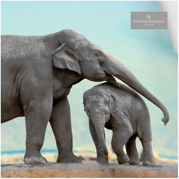 Cover, 3d-sängkläder påslakan, cover med örngott, Bull Dog, 3d Elephant Double